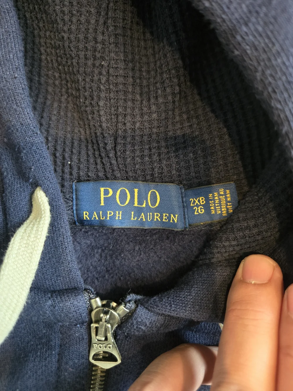 Ralph Lauren Navy Polo Logo Zip Hoodie & Joggers Set - Picture 7 of 12